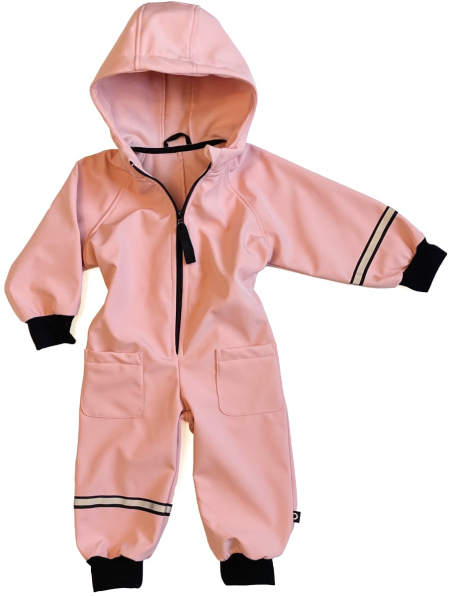 Overall Pinkie Softshell Pink/Black