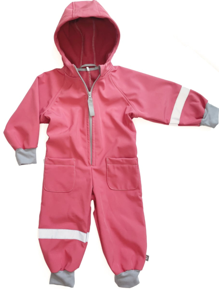 Overall Pinkie Softshell Pink/Grey
