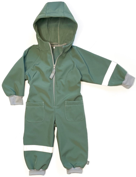 Overall Pinkie Softshell Green/Grey