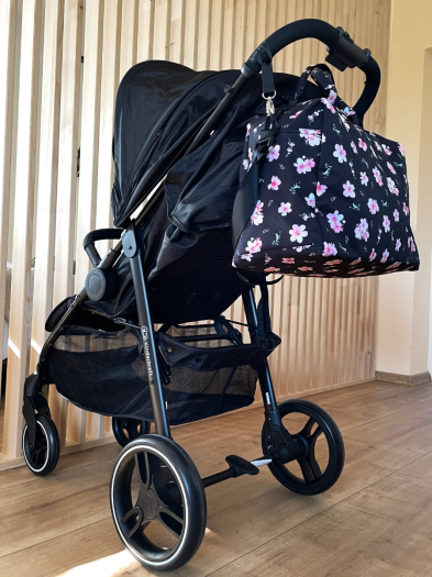 Kinderwagentasche Softshell Rose XL